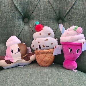Ice Cream Plush Toys Set